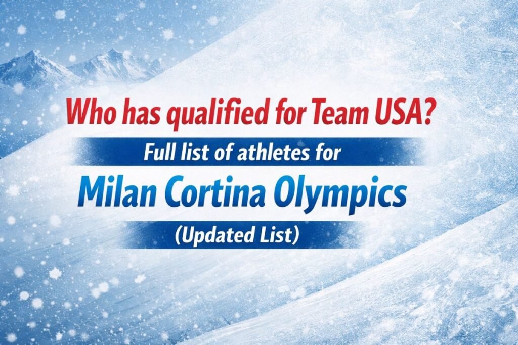 Full list of athletes for Milan Cortina Olympics