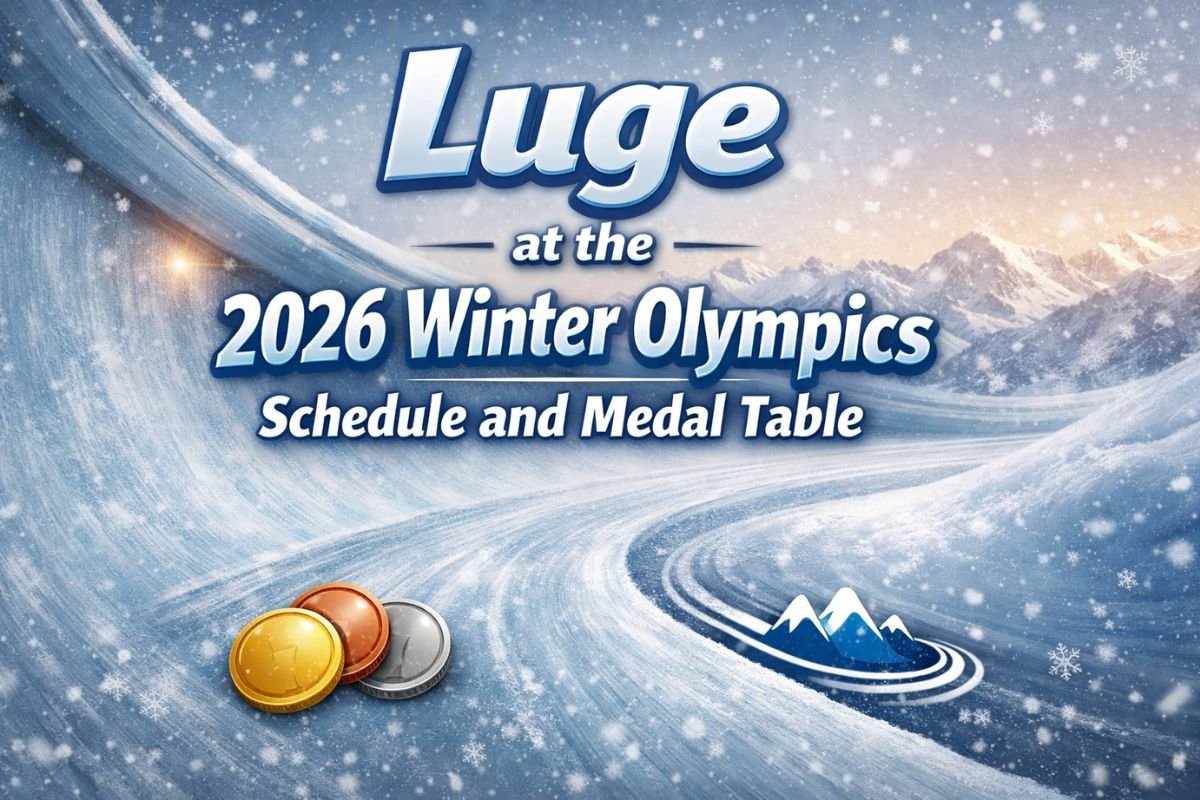 Luge at the 2026 Winter Olympics Schedule and Medal Table