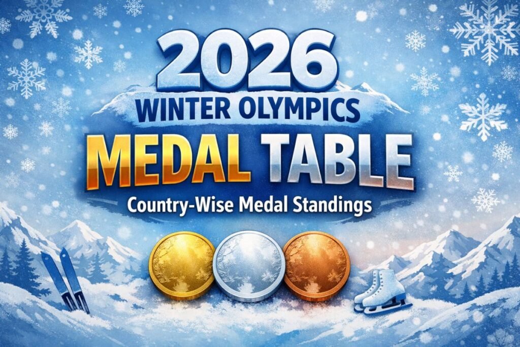 Milan-Cortina 2026 Winter Olympics Medal Table – Medal Standings by Country