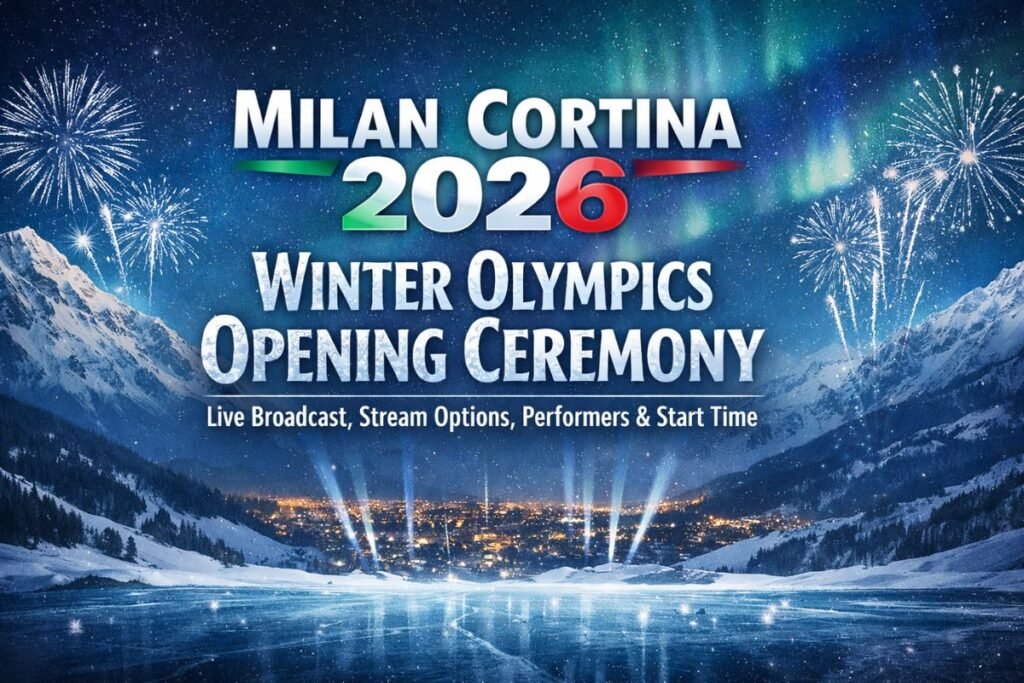 Milan Cortina 2026 Winter Olympics Opening Ceremony