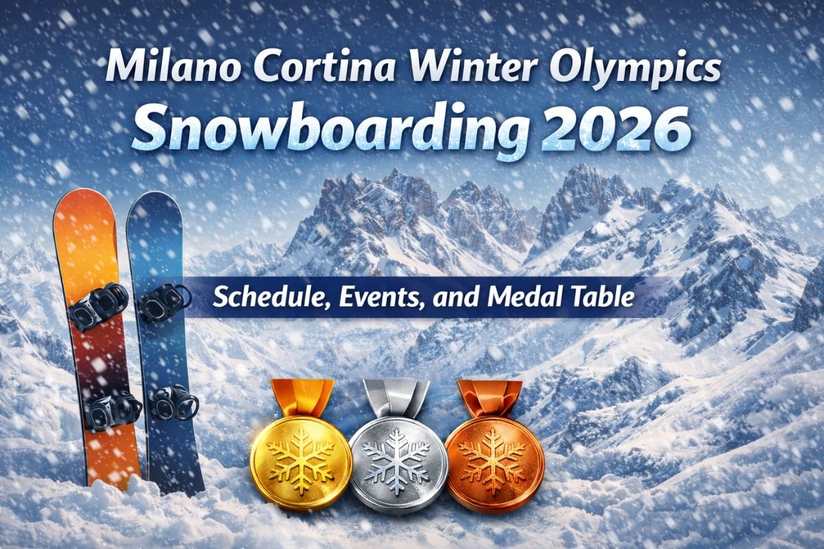 Milano Cortina Winter Olympics Snowboarding 2026 Schedule, Events, and Medal Table