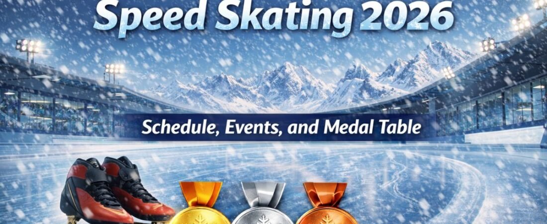 Milano Cortina Winter Olympics Speed Skating 2026 Schedule, Events, and Medal Table