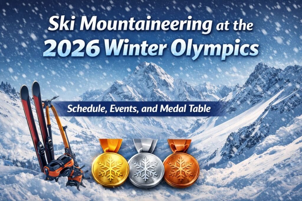 Ski mountaineering at the 2026 Winter Olympics Schedule, Events, and Medal Table