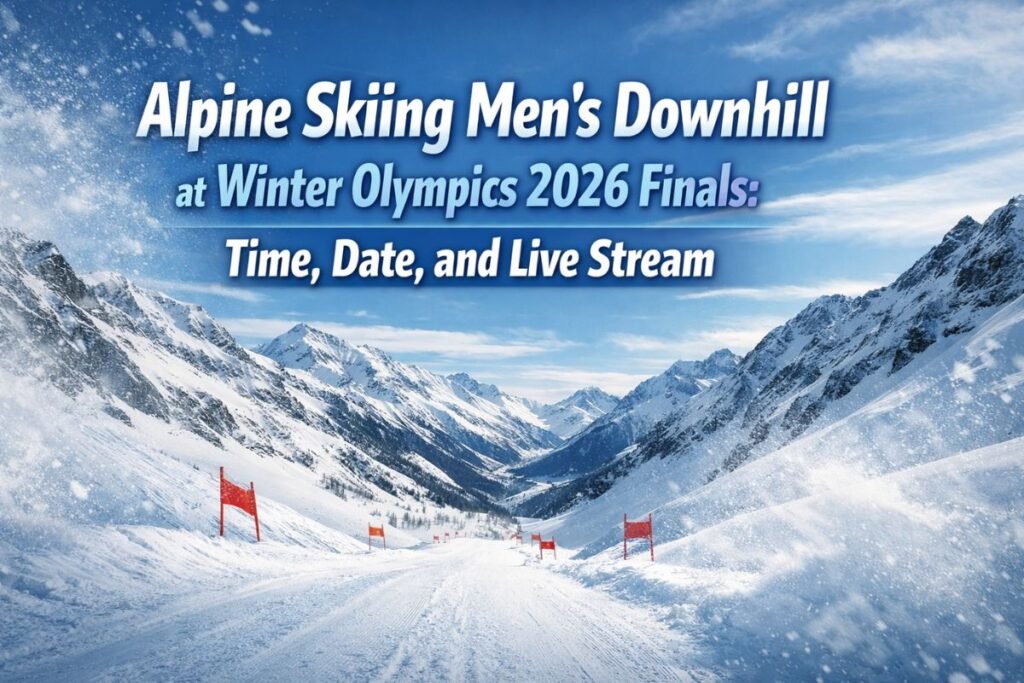 Alpine Skiing Men's Downhill at Winter Olympics 2026 Finals: Time, Date, and Live Stream