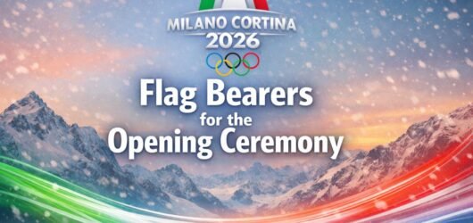 Milano Cortina Winter Olympics 2026 Flag Bearers for the Opening Ceremony