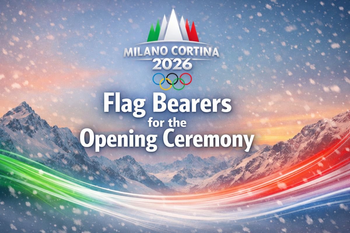 Milano Cortina Winter Olympics 2026 Flag Bearers for the Opening Ceremony
