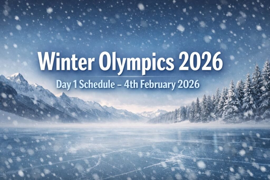 Winter Olympics 2026 Day 1 Schedule