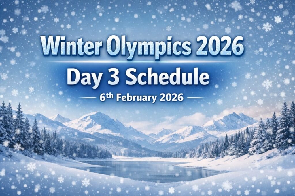 Winter Olympics 2026 Day 3 Schedule – 6th February 2026