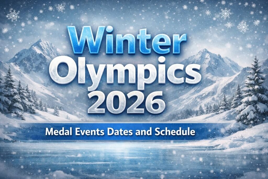 Winter Olympics 2026 Medal Events Dates and Schedule